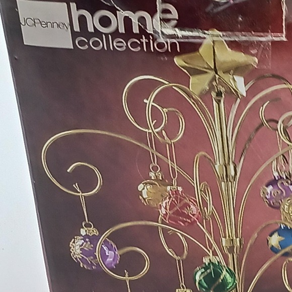 JC Penny Gold Ornament Christmas Tree Decor - Picture 7 of 10